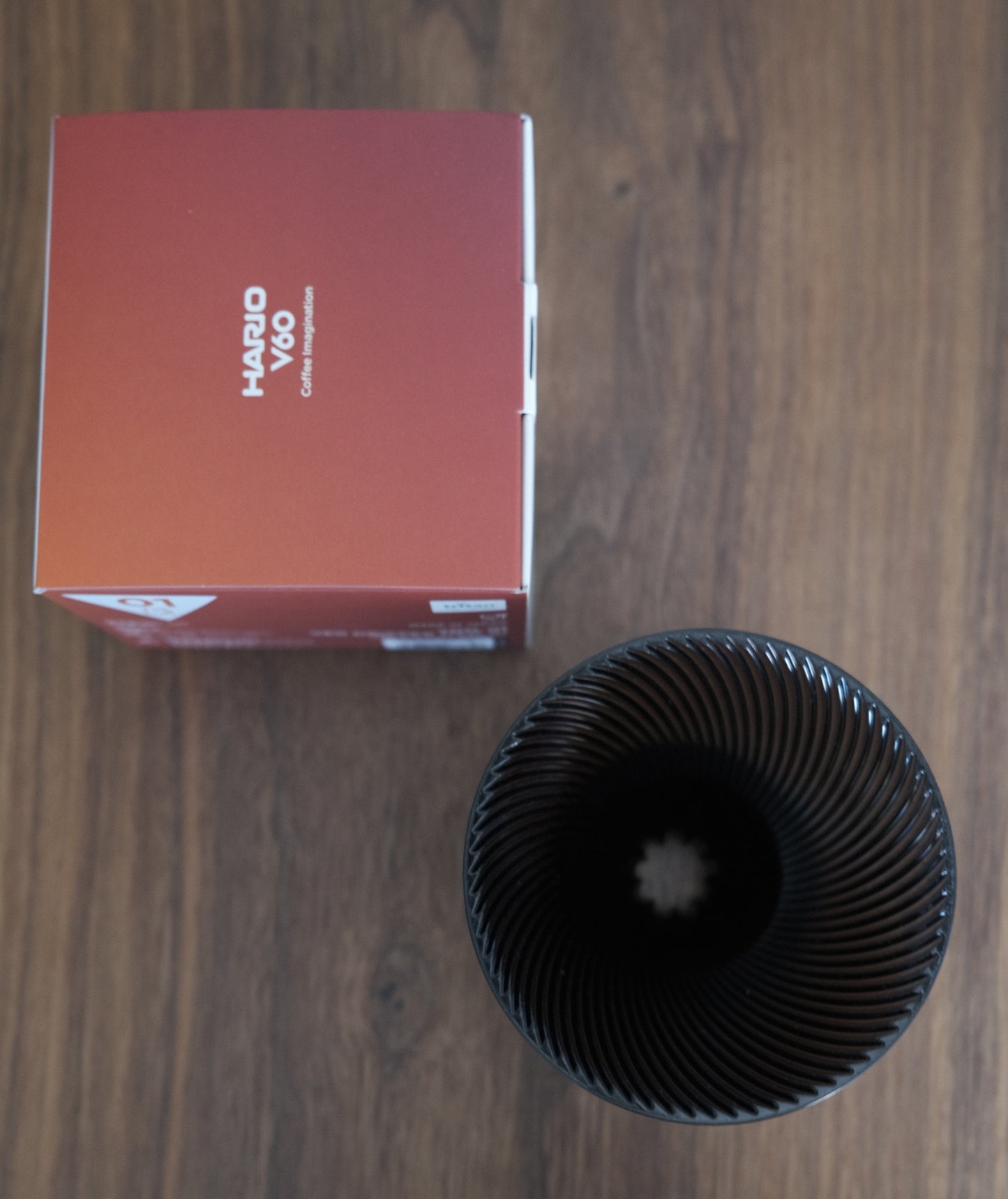HARIO V60-01 NEO Dripper (Tritan) (Black)