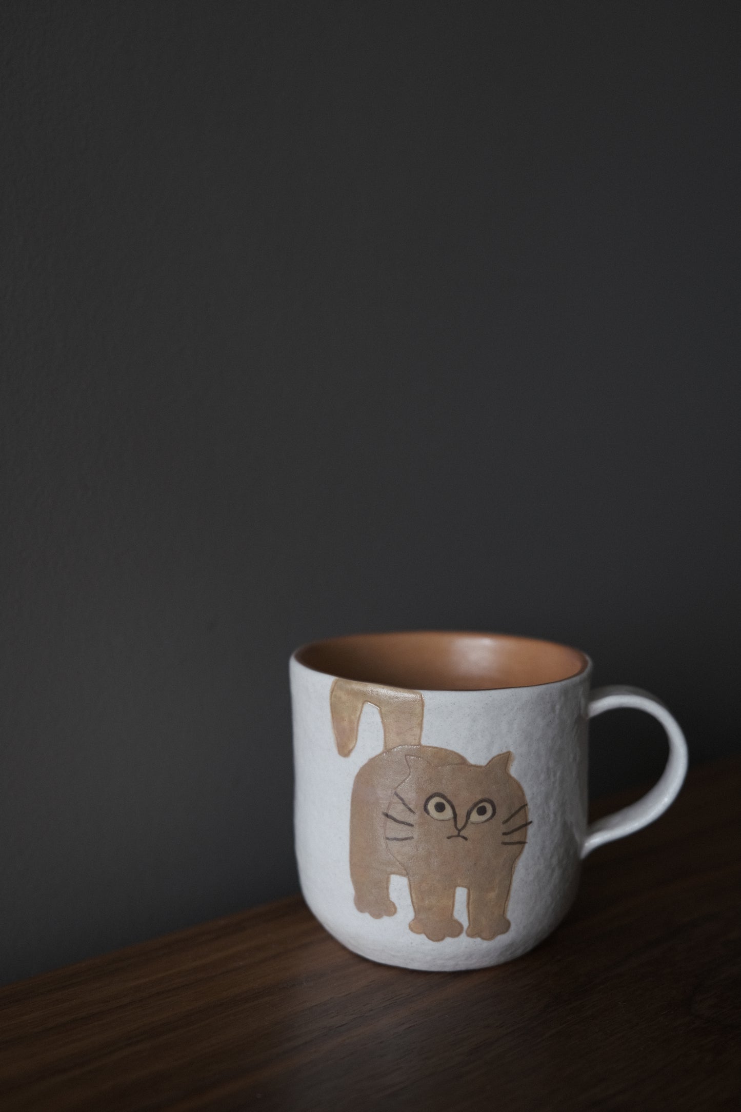 One-of-a-Kind Handmade Cat Mug
